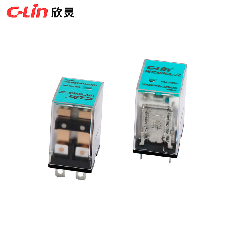 欣灵中间继电器HHC68BUL-2Z/4Z HHC68AUL-2Z小型电磁继电器AC220V_虎窝淘