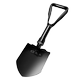 Folding engineer forklift load thickened armored shovel shovel