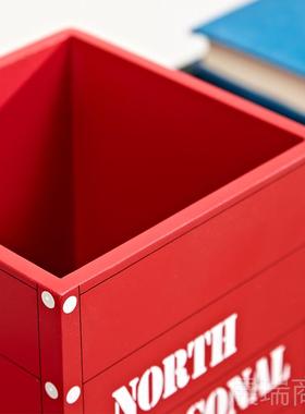 高档儿笔筒大量意摆设装饰品摆件童 书创房个性桌面文容具欧式收