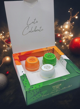 欧瑞莲密膏礼盒三只装百香果青苹果自然味滋润ORIFLAME官方正品