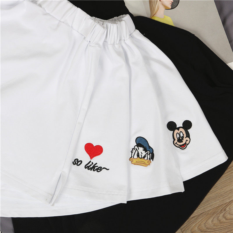 打底神器小裙子露白边叠穿在潮毛衣 韩简娜半身裙