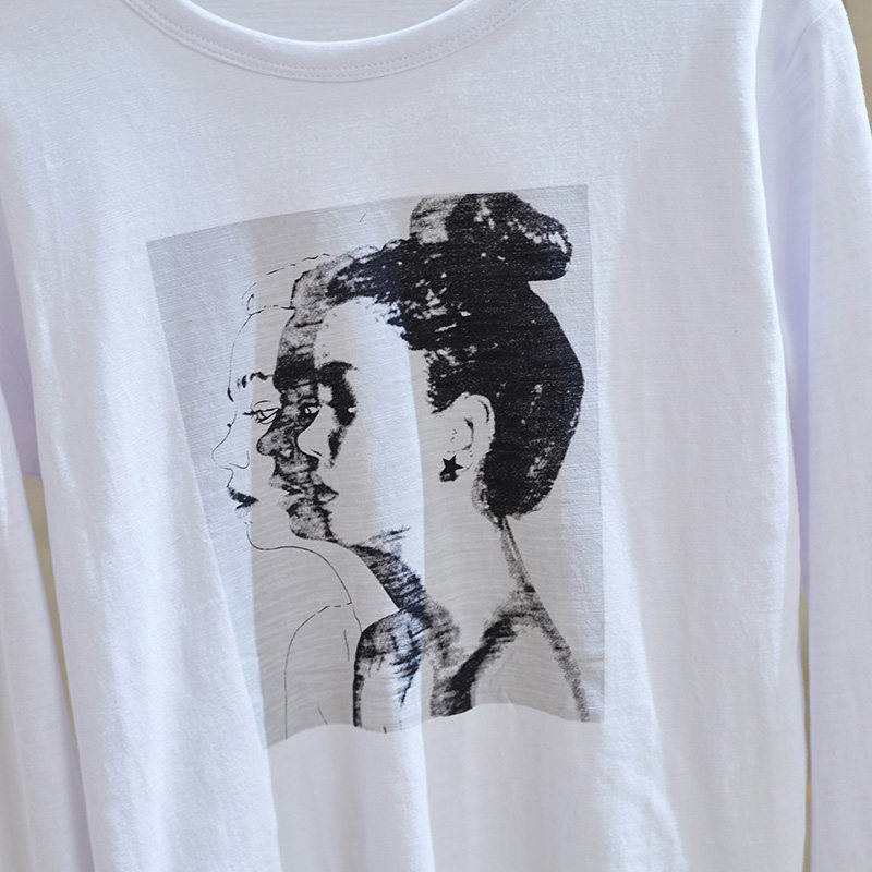 竹节棉t恤长袖2020秋装冬季打底衫 韩简娜T恤