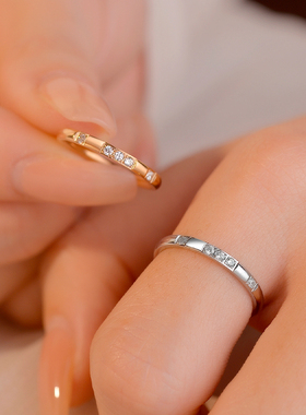 专注戒指小众戒指可尾戒2号3码