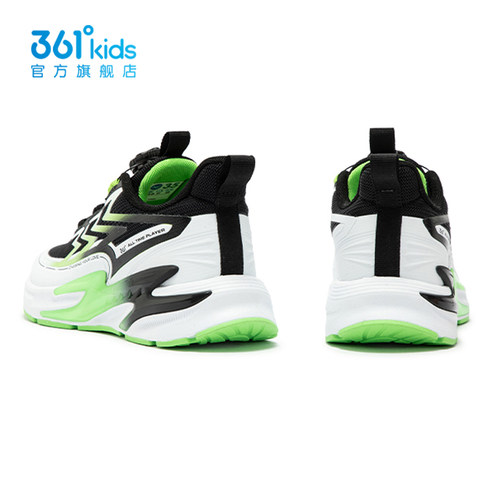 361童鞋男童耐磨防滑运动鞋儿童网面旋钮跑步鞋2025秋季K72443502 - 图3