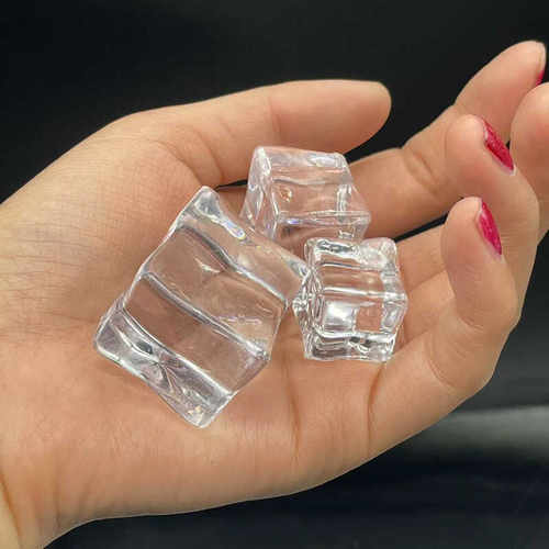 大号假冰块仿真拍摄道具亚克力透明水晶DIY手工配件鱼缸造景模型 - 图0