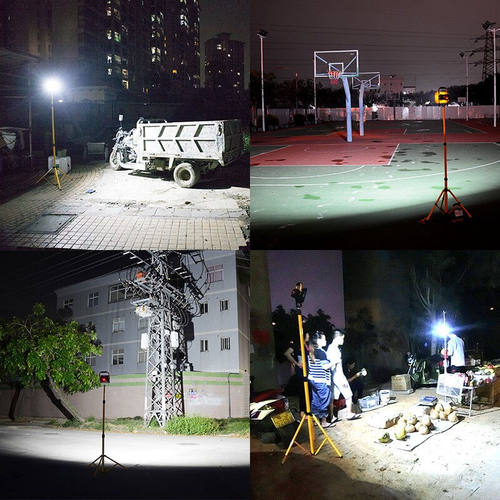 迈思路（MAXLOAD）led充电投光灯户外超亮防水露营灯移动便携式家 - 图0