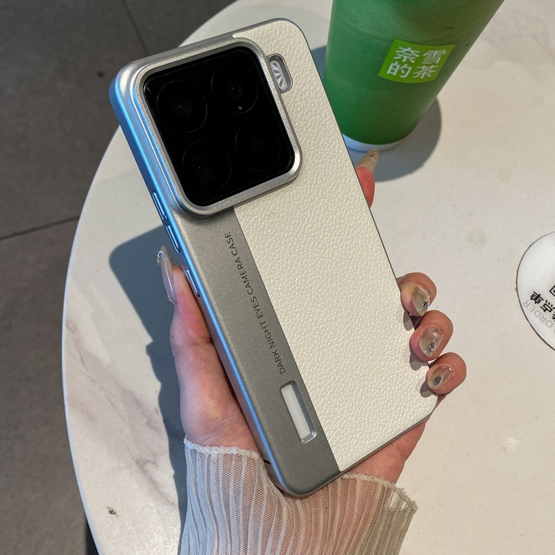 电镀贴皮相机款适用于小米15手机壳xiaomi15Ultra新款创意小米14高级感15pro男女款14Ultra高端皮质13Ultra硬 - 图2