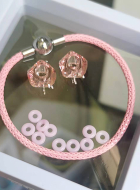 情侣钢丝编织手链不锈钢按扣手绳