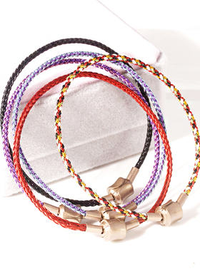 2mm小钢丝绳编织手链小孔防水