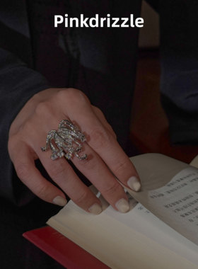 Pinkdrizzle水中星辰戒指独特高级设计师原创指环女饰品25年新款
