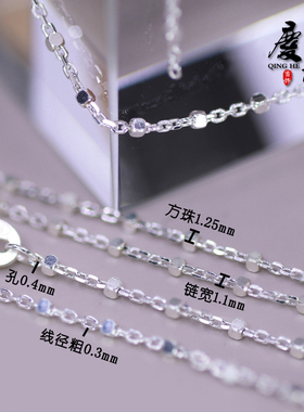 纯银意大利进口满天星闪闪锁骨链