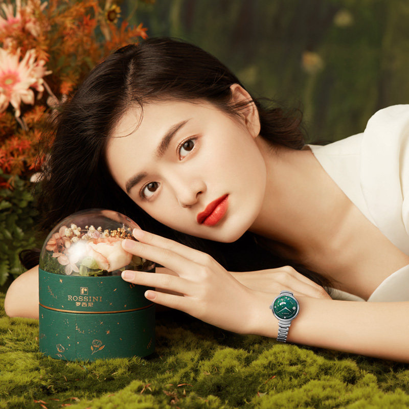 罗西尼手表女典美系列机械表灵动气质小蜜蜂女士腕表礼盒5210082