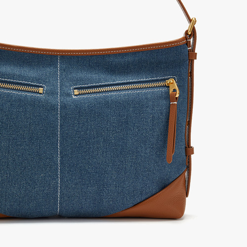 COCCINELLEBrooklyn Voyage Jeans牛仔丹宁机车包礼物送女友 - 图3