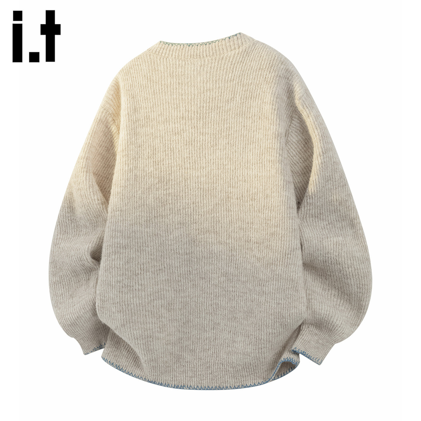 it :5cm/FIVECM复古时尚辑明线针织衫长袖毛衣男士2025秋冬季上衣,淘宝优惠券,粉丝福利购,淘宝优惠卷