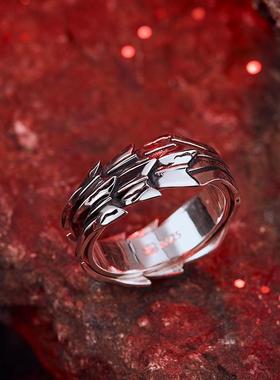 Fate戒指合二为一幸运石联名二次元动漫周边黑saberalter饰品