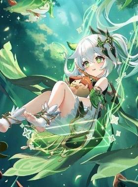 原周边神衍生手链纳西妲手链小草神印象猫眼石ins森系二次元设计