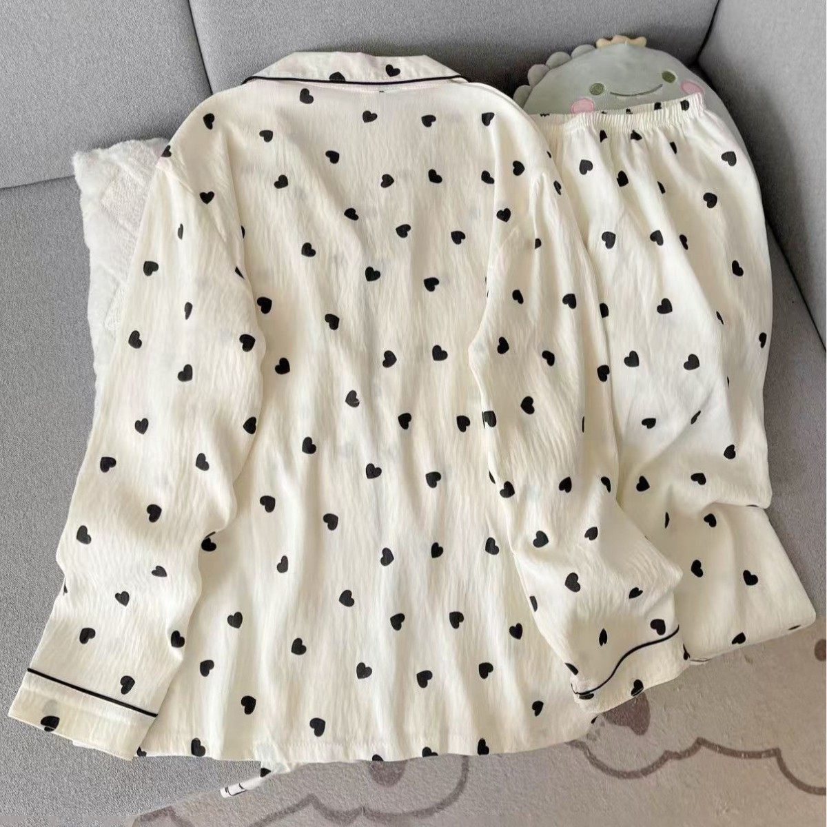 2025春秋款开衫云朵棉卡通睡衣套装长袖长裤可爱宽松休闲家居服秋,淘宝优惠券,粉丝福利购,淘宝优惠卷