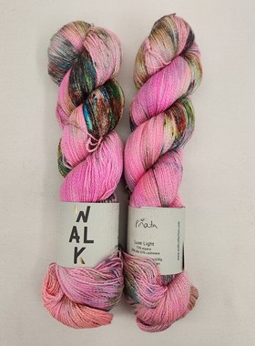 【清仓不补】Walk Luxe Light 手染线真丝羊驼毛线100克600米