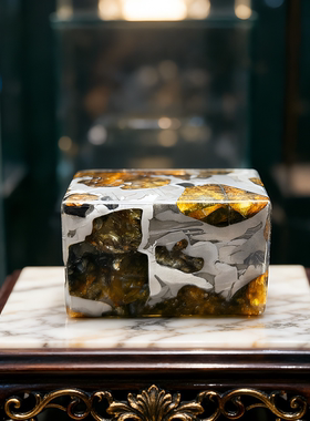 阜康橄榄陨石方砖 橄榄陨石之王 Fukang天外来客天铁陨石