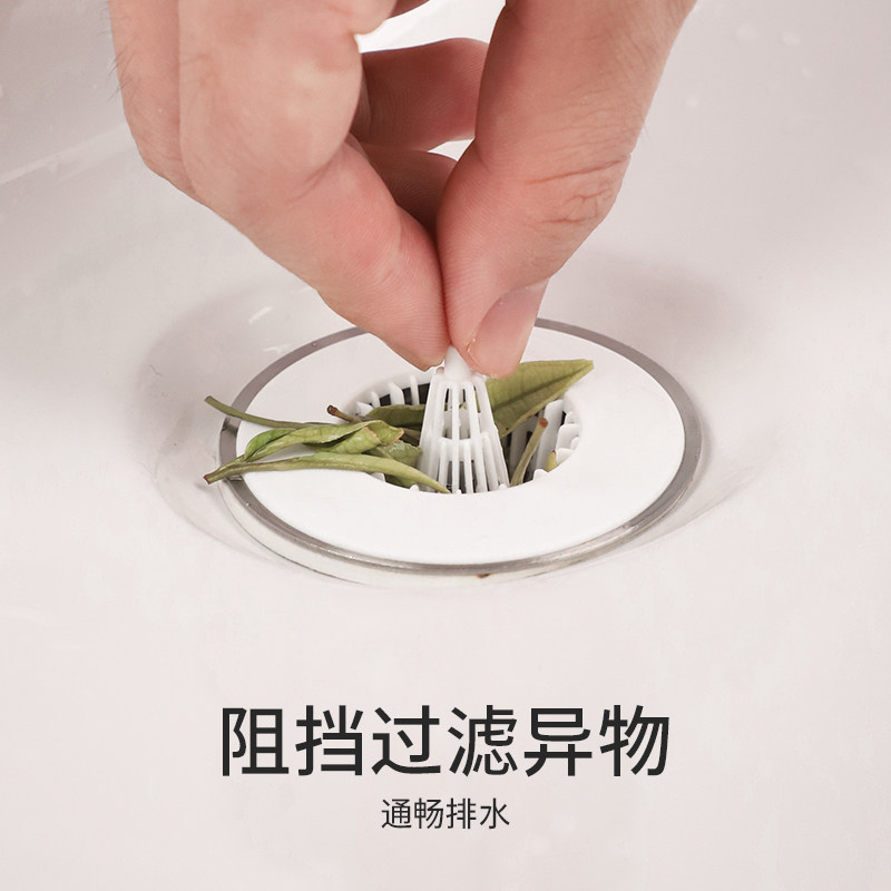日本LEC浴室下水道毛发过滤网洗菜洗手盆头发地漏网水槽防堵神器,淘宝优惠券,粉丝福利购,淘宝优惠卷
