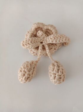 毛线手钩花胸花勾花饰品毛衣配件
