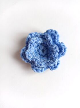 毛线手钩花胸花服装辅料配件