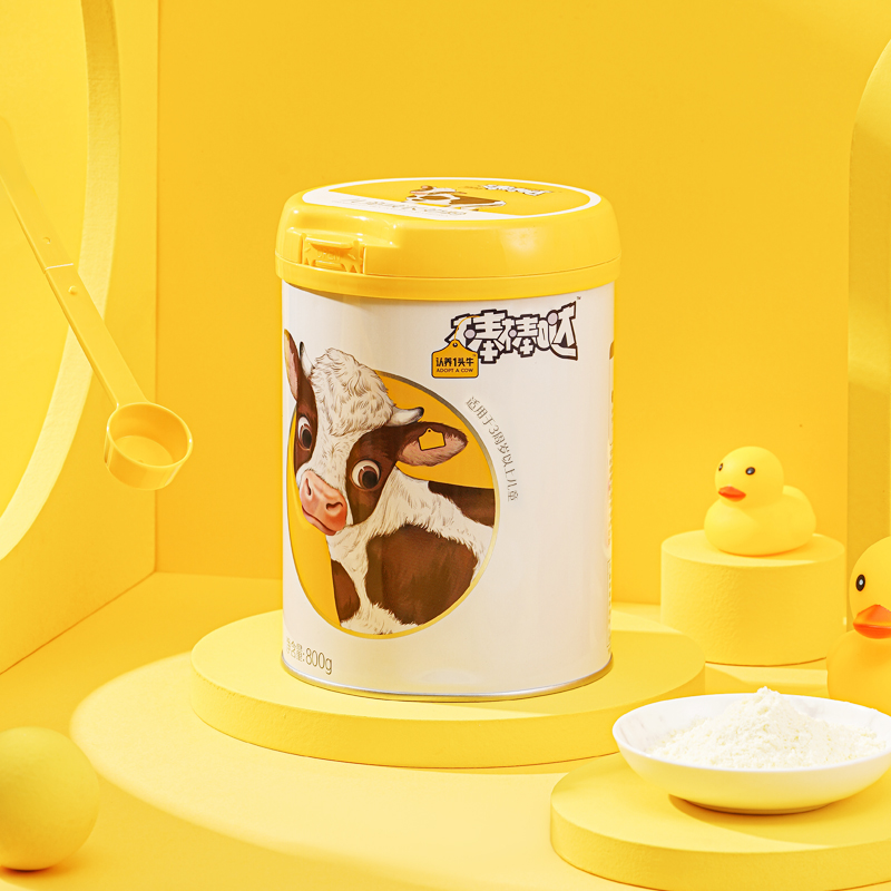 认养一头牛棒棒哒儿童成长奶粉3岁以上乳铁蛋白益生菌800g - 图0