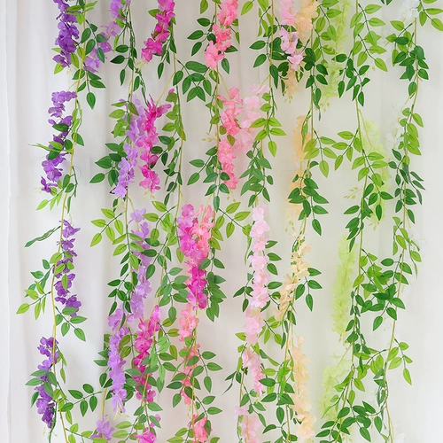 Симуляция и поддельные цветы глицерия шампуры декоративная глицерия свадебная глицерия цветочная винограда Трубопровод воздух -кондиционирование балконы комнаты