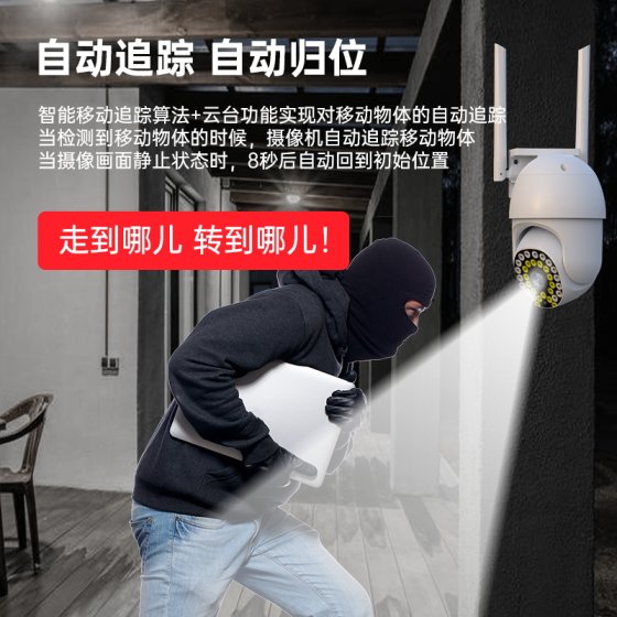 Qiaoan 4G panoramic surveillance wifi camera without broadband