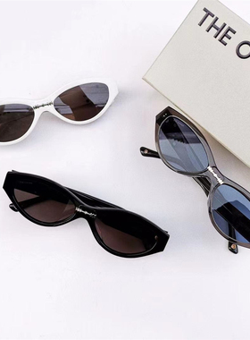 THEOWNER个性椭圆框刀片太阳镜