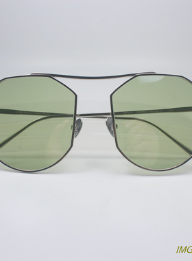 多边形纯钛金属墨镜男女通用