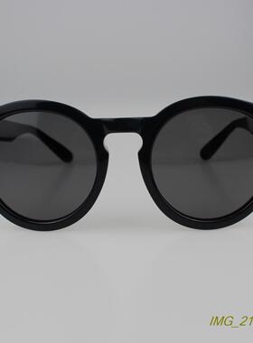 韩版正品复古圆框太阳眼镜墨镜