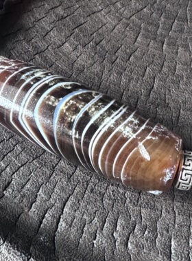 【藏玺·物与悟/缘】藏系奶皮缠丝玛瑙眼中眼天珠项链多样性发货