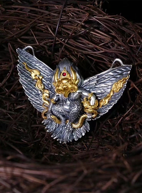 S925精工银饰大鹏鸟吊坠