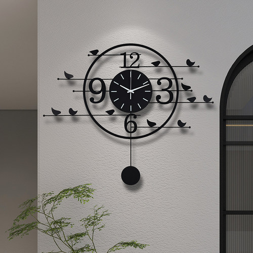 挂钟客厅家用个性创意艺术装饰大气简约挂表餐厅时尚网红现代钟表 - 图0