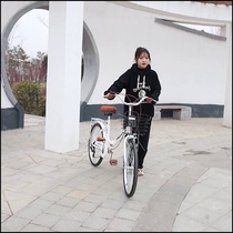 Teantic bike folding adult 22-inch 24-inch male and female-style student light variable-speed commuter solid tire