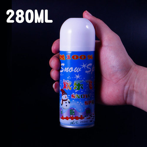 生日泡沫仿真雪花喷雾喷雪飞雪下雪道具罐飘雪拍照片神器舞台彩喷 - 图3