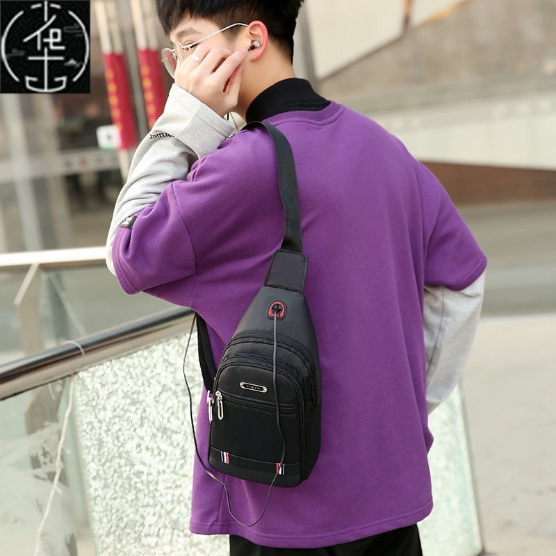 Travel Chest Bags For Men Crossbody Sling Bag Fanny Pack-图2