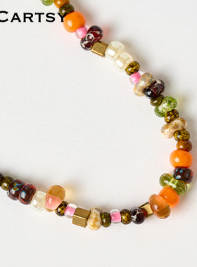 MICartsy,手工串珠,项链