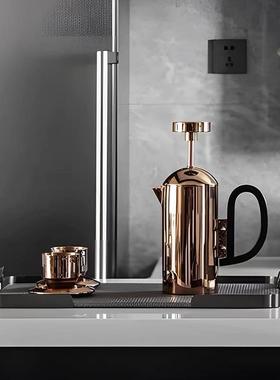 WU 物兮物轻奢现代样板间餐厅酒柜烛台托盘茶水壶洋酒具托盘组合