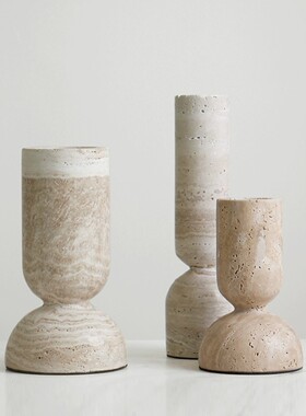 WU.物兮物 北欧现代餐厅餐桌置物架咖啡密封罐磨豆机实木维京人摆