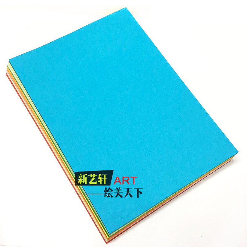 包邮A3/A4彩色卡纸打印彩纸180g 手工手绘贺卡 黑白厚硬卡纸100张 - 图3