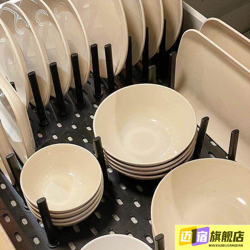Drawer hole board multi-functional storage rack storage artifact space-saving multi-functional dish rack kitchen drawer pot rack