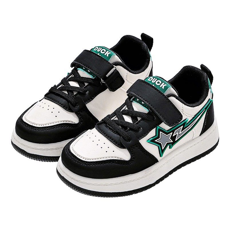 女童小白鞋2025春秋季新款男童运动鞋时尚潮中大童休闲鞋儿童鞋子,淘宝优惠券,粉丝福利购,淘宝优惠卷