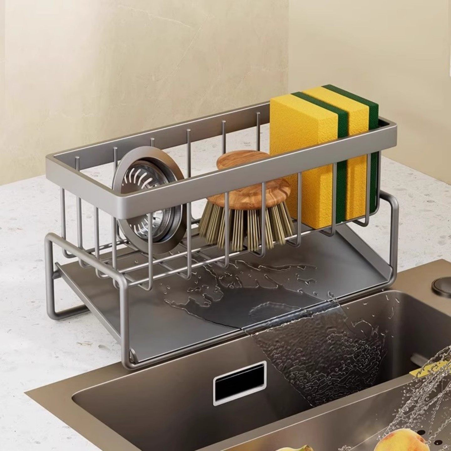 厨房置物架沥水架抹布收纳水龙头洗菜池洗碗水槽用品收纳脸盆架1,淘宝优惠券,粉丝福利购,淘宝优惠卷
