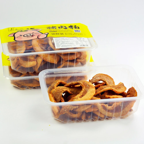 美琼肉粕猪油渣脂渣肉条锁鲜装肉粕120g*4盒年货礼盒装 - 图2