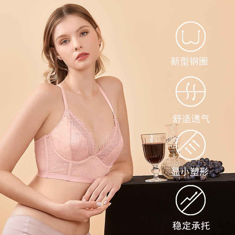 dbv法式性感深v夏薄款防下垂文胸 dobreva文胸