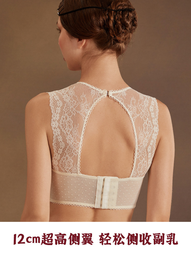 dbv本命年红色高领法式蕾丝文胸 dobreva文胸