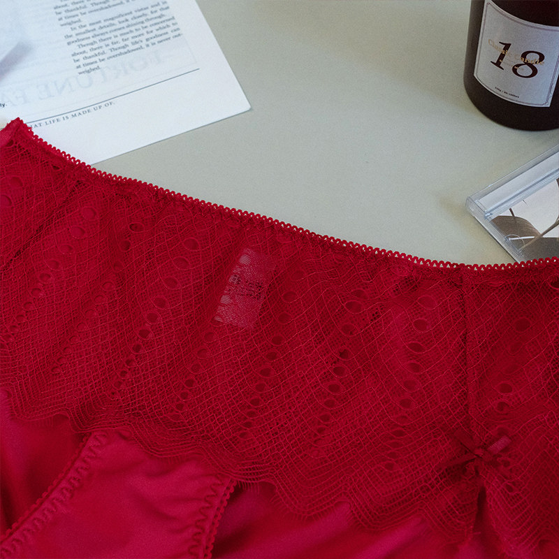 D78|KKay内裤女薄款舒适透气本命年红三角裤中腰提臀|肉桂热红酒,淘宝优惠券,粉丝福利购,淘宝优惠卷