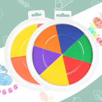Color washable print with printed clay children finger graffiti 6 colors Xinjiang Urumqi full 98